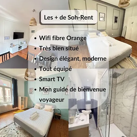 Soh Rent 4 Proche Gare Et Centre De Tv - Wifi